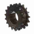 Browning Steel Bushed Bore Roller Chain Sprocket, DS80Q17 DS80Q17